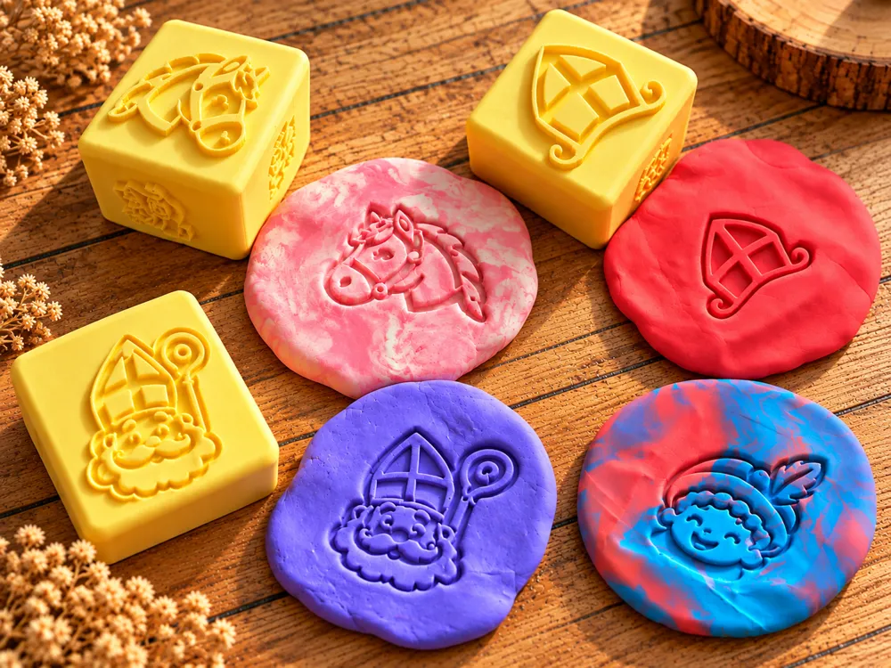 Sinterklaas kleistempels set van 2 - 96ae8b4cc9ba29db - 00113
