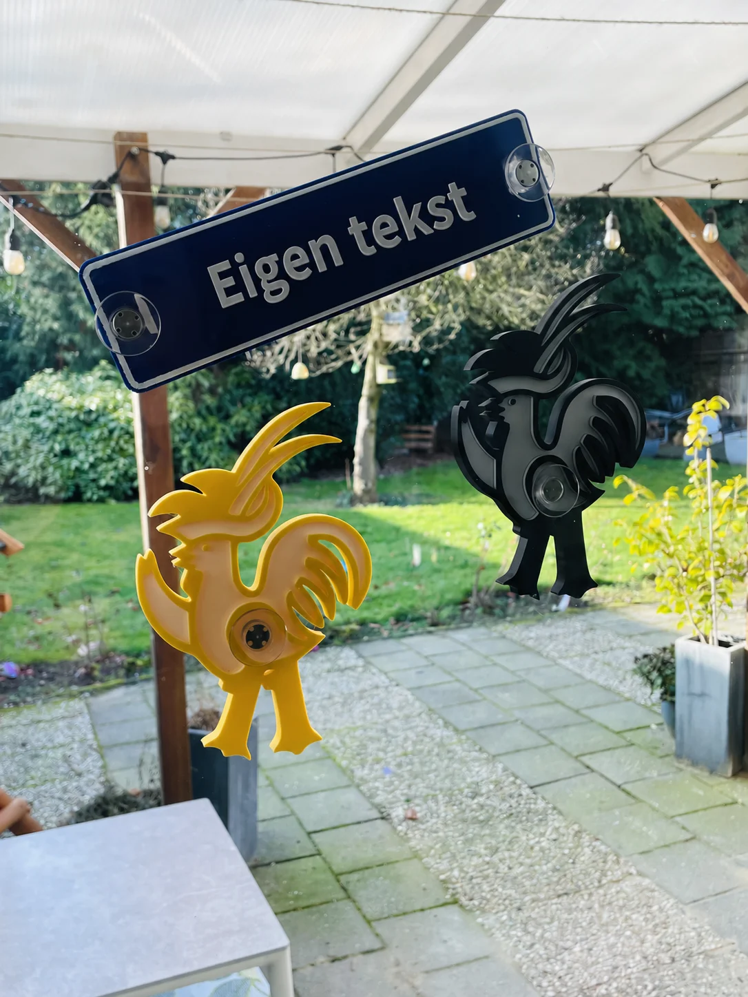 Carnaval naambordje met eigen tekst - Eigen tekst - 0029 (177)