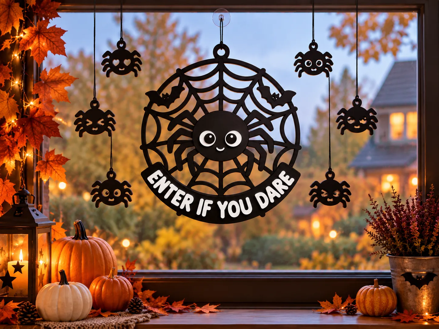 Halloween spinnenweb raamdecoratie - F9fcc6e65454b752 - 00115