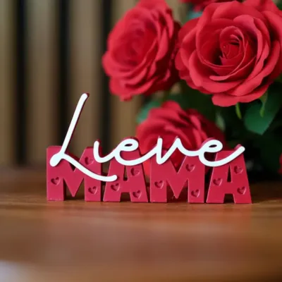 Lieve Mama tekstbeeldje - 15 korting 10 x 10 cm 7 - 0062