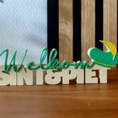 Welkom Sint en Piet woordbeeld met pietenmuts - 2025 10 02 f00165c2ca105 - 00109