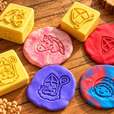 Sinterklaas kleistempels set van 2 - 96ae8b4cc9ba29db - 00113
