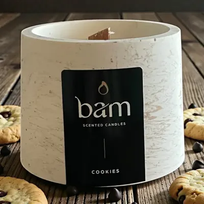 BAM Cone geurkaars - Bam cookies cone - 0056