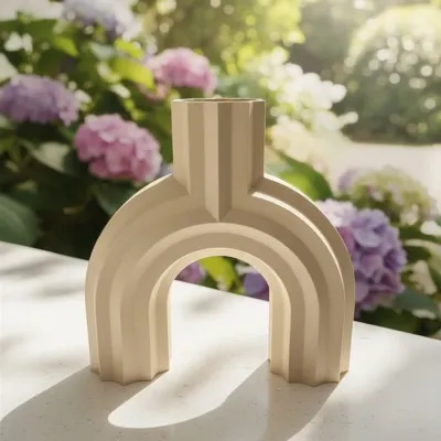Boogvaas voor droogbloemen - Boogvaas deco - 012