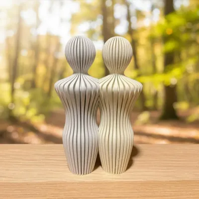 Koppelbeeldje van twee mannen - Koppel heren deco - 042