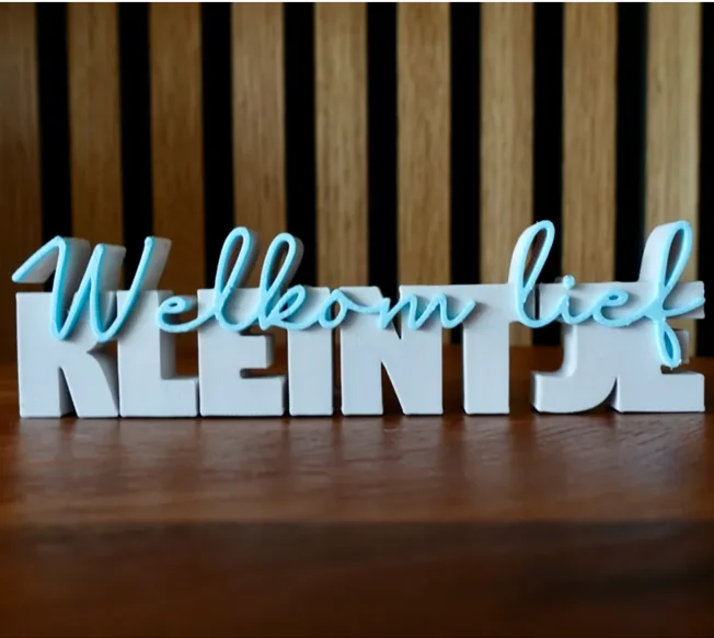 Welkom Kleintje tekstbeeldje - Welkom kleintje - 0079